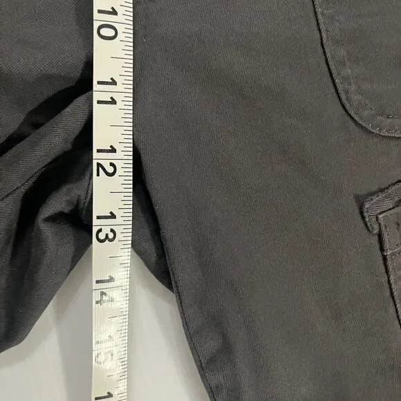 Democracy Ab Technology Womens Straight Leg Cargo Jeans Pants Sz 4 Charcoal - Picture 6 of 7